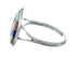 Southwestern Multicolor Inlay Sterling Silver Ring Size 8 JX129655